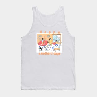 Happy Mother's Day - Calm mother funny cute design Tank Top